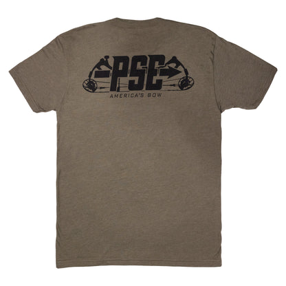 OLIVE GREEN- PSE LOGO WITH BOW