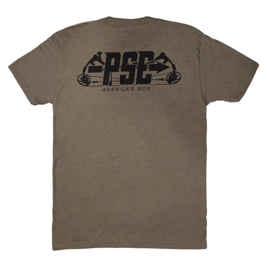 OLIVE GREEN- PSE LOGO WITH BOW